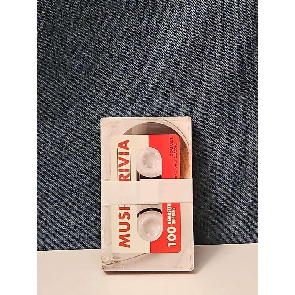 Professor Puzzle Music Trivia Game | Retro Cassette Tape Design | 100 Questions